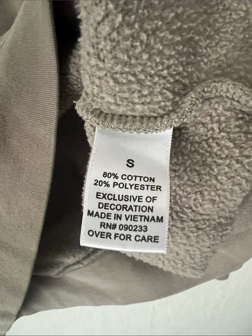 Essentials men’s taupe
